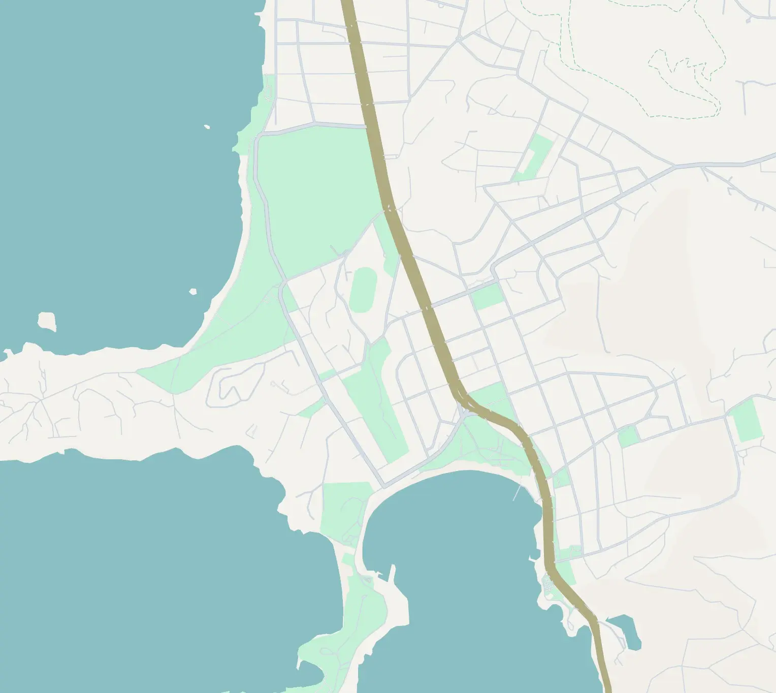 Map of Vouliagmeni and the Athens Riviera